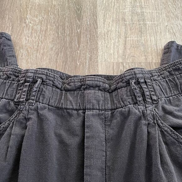 Anthropologie Malin Utility Pants Off Black - Size: Medium - Picture 7 of 13